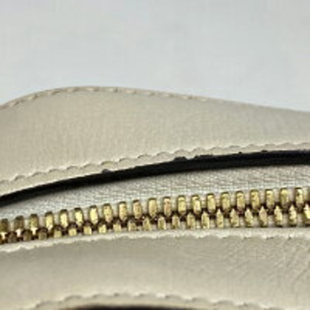 Gucci GG Horsebit Shoulder Bag Canvas Beige White - Picture 6 of 9